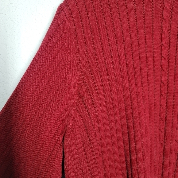 Eddie Beaur Cable Knit Cashmere Blend Sweater - Picture 4 of 5